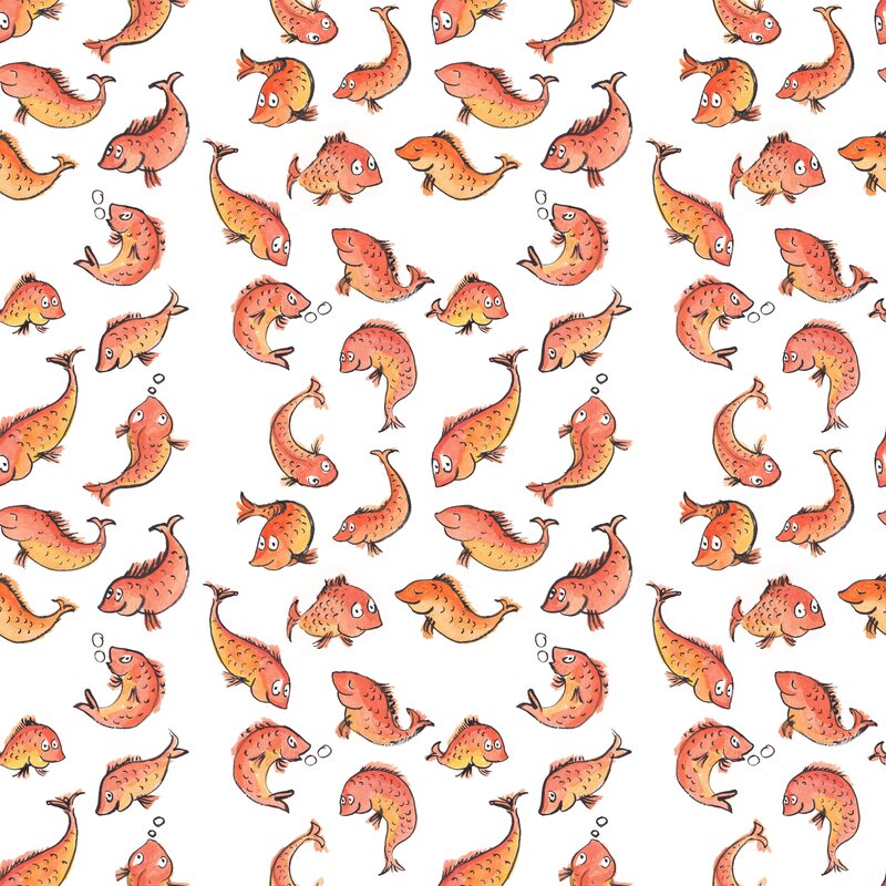 Cartoon Fish Pattern