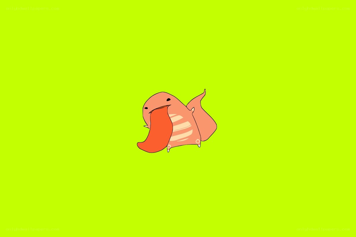 cartoon fish with tongue out
