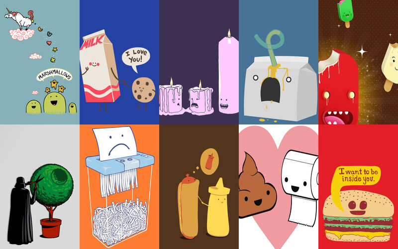 Cartoon Food Items