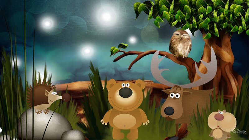 Cartoon Forest Animals
