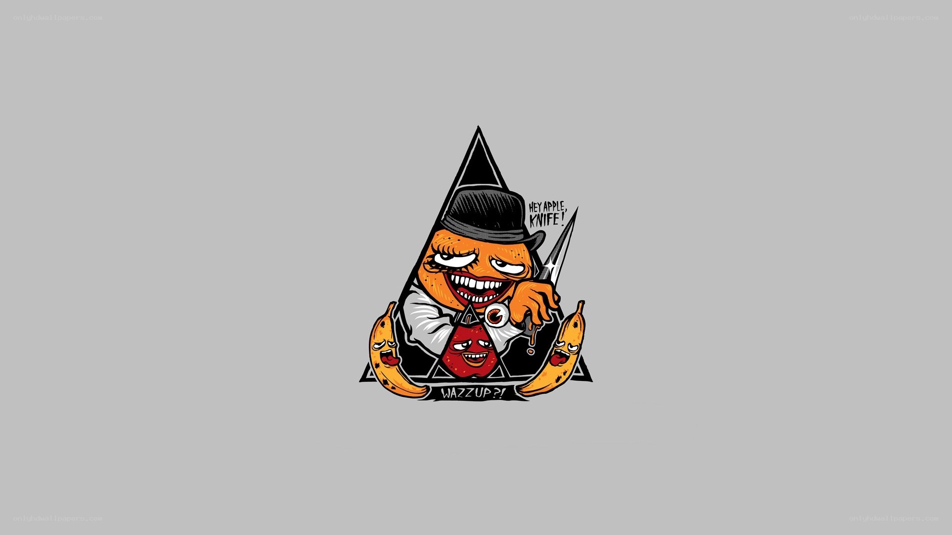 cartoon fruit characters