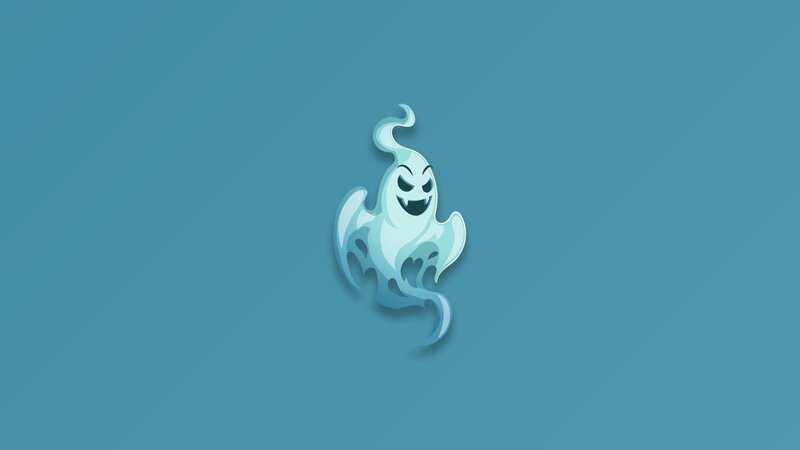 Cartoon Ghost Character