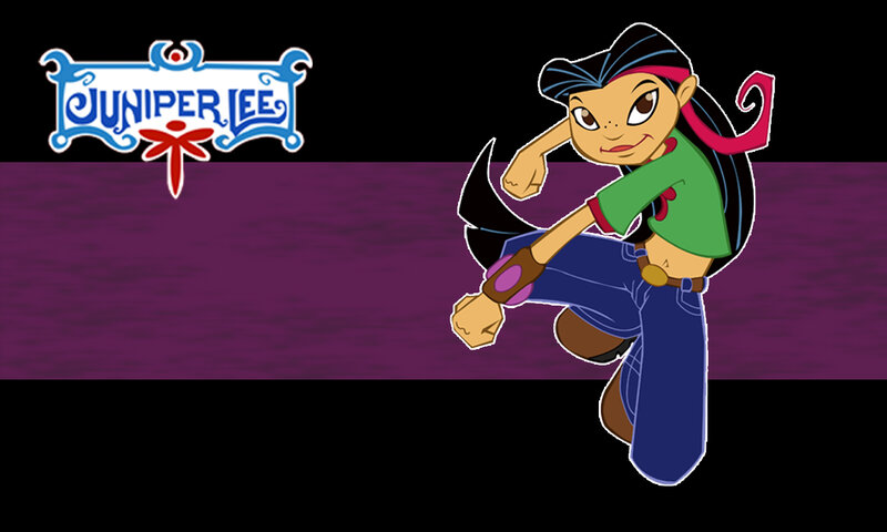 Cartoon Girl in Action Pose