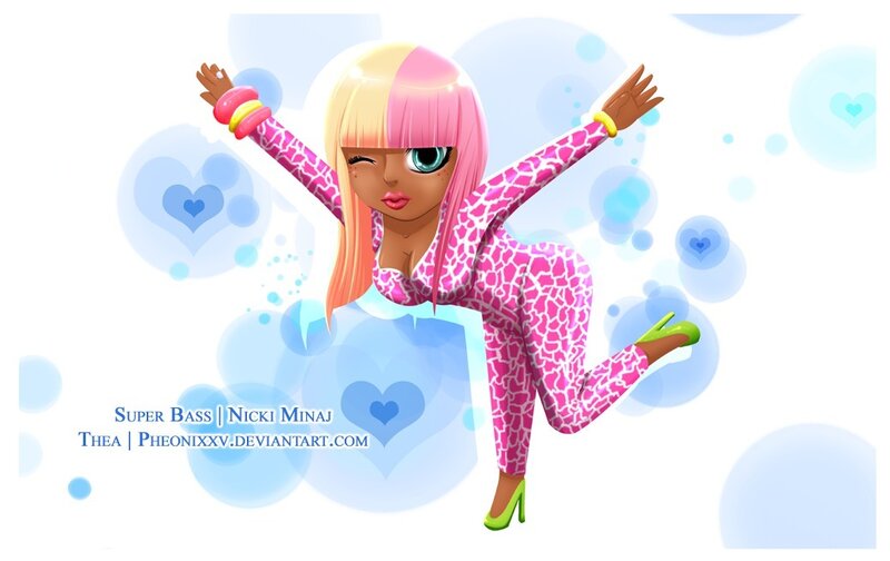 Cartoon Girl in Pink Suit