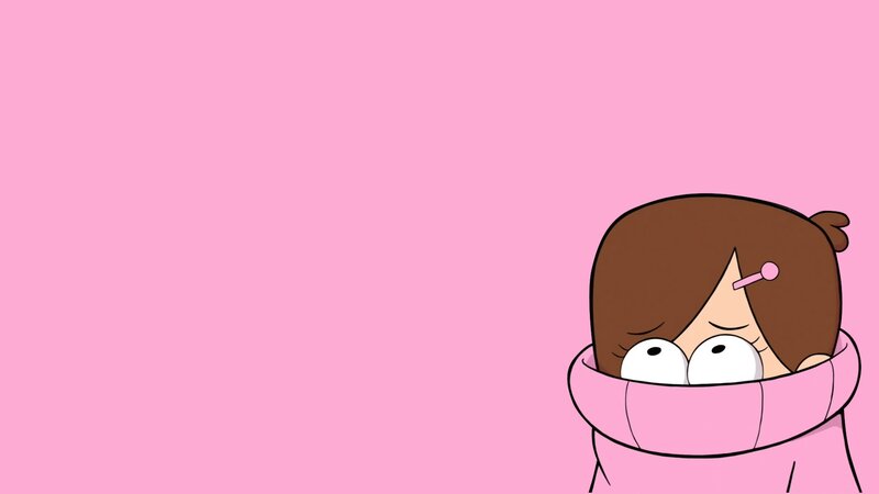 Cartoon Girl in Pink