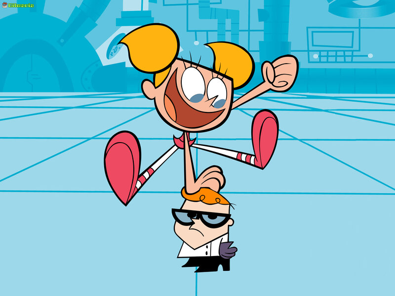 Cartoon Girl on Boy