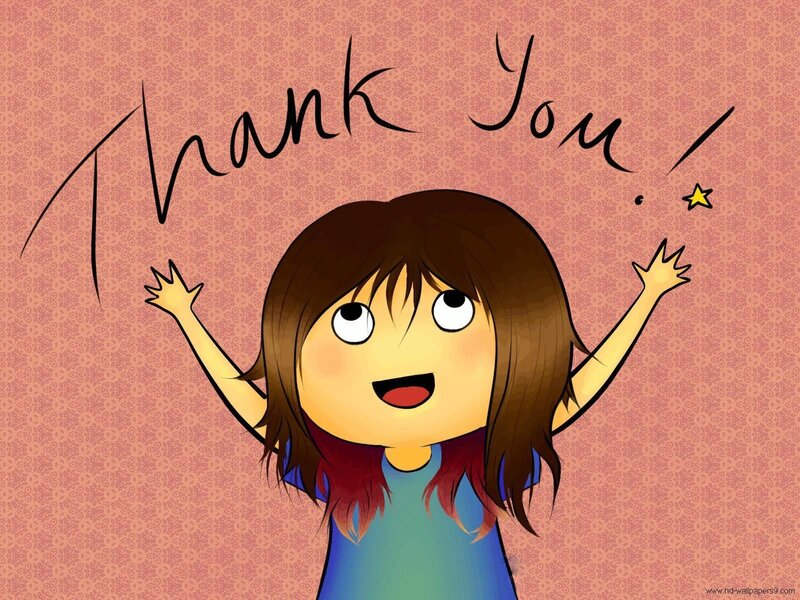 Cartoon Girl with Arms Up