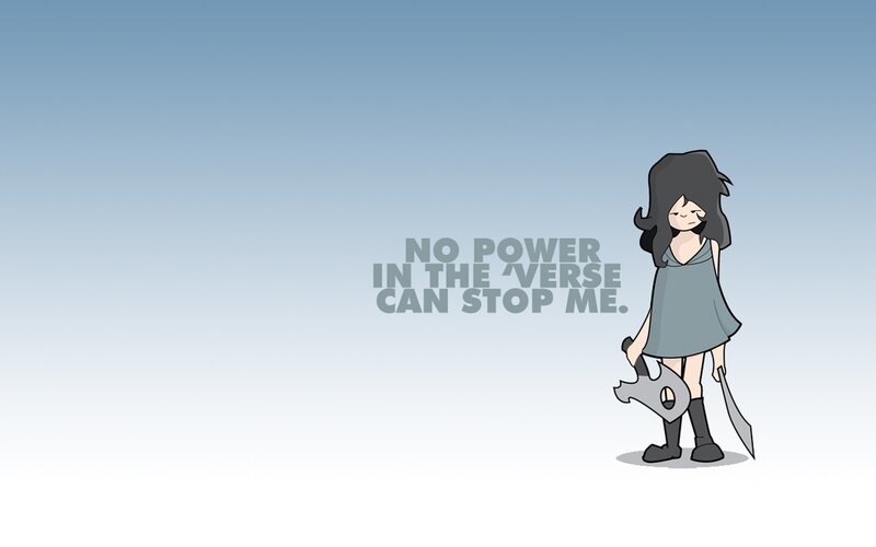 Cartoon Girl with Weapons