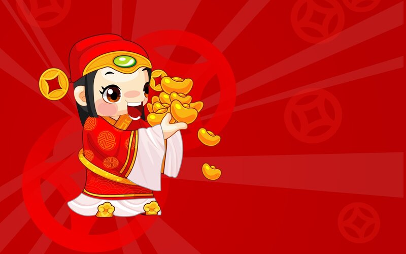 cartoon god of wealth