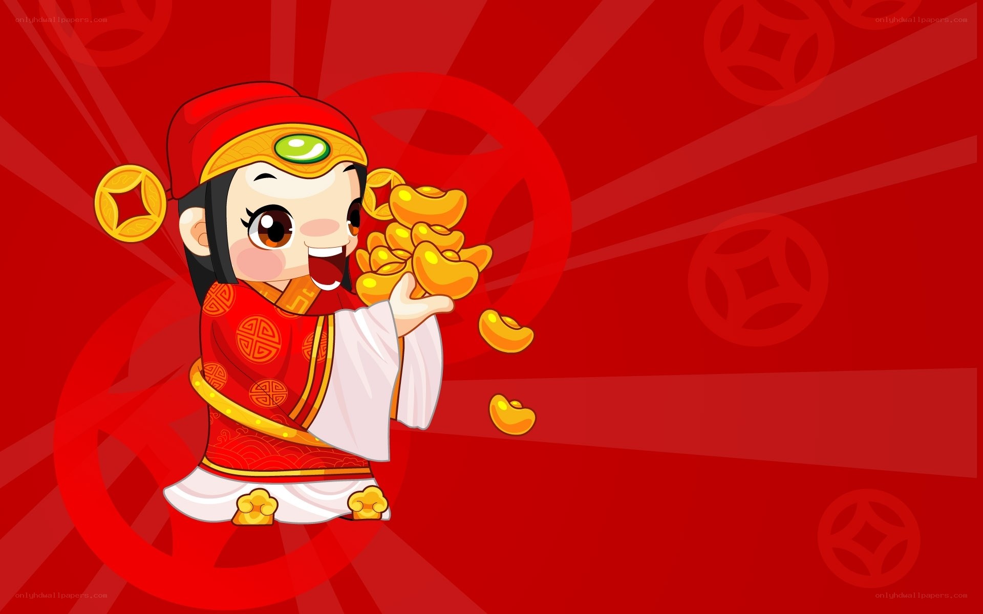 cartoon god of wealth