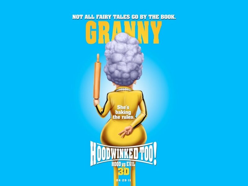 Cartoon Granny Character