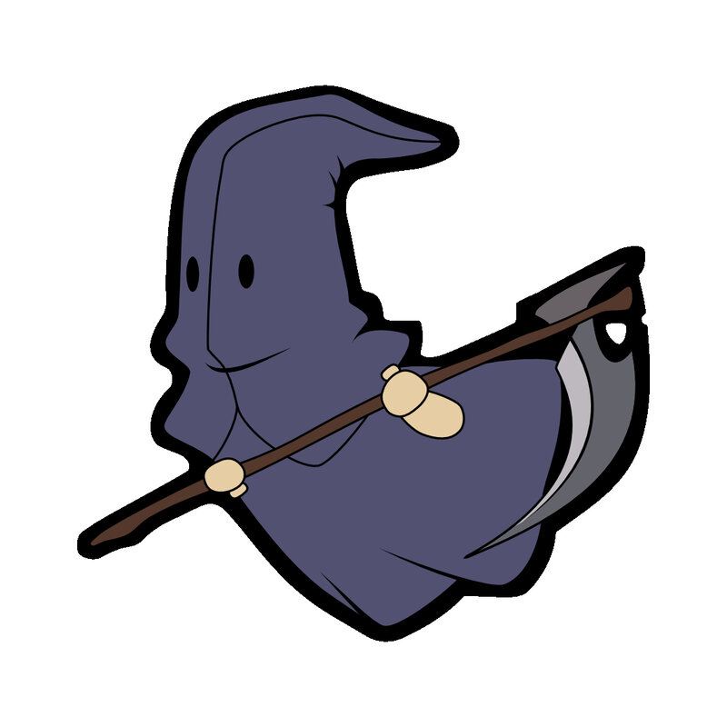 cartoon grim reaper character