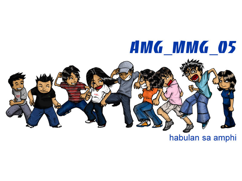 cartoon group dancing