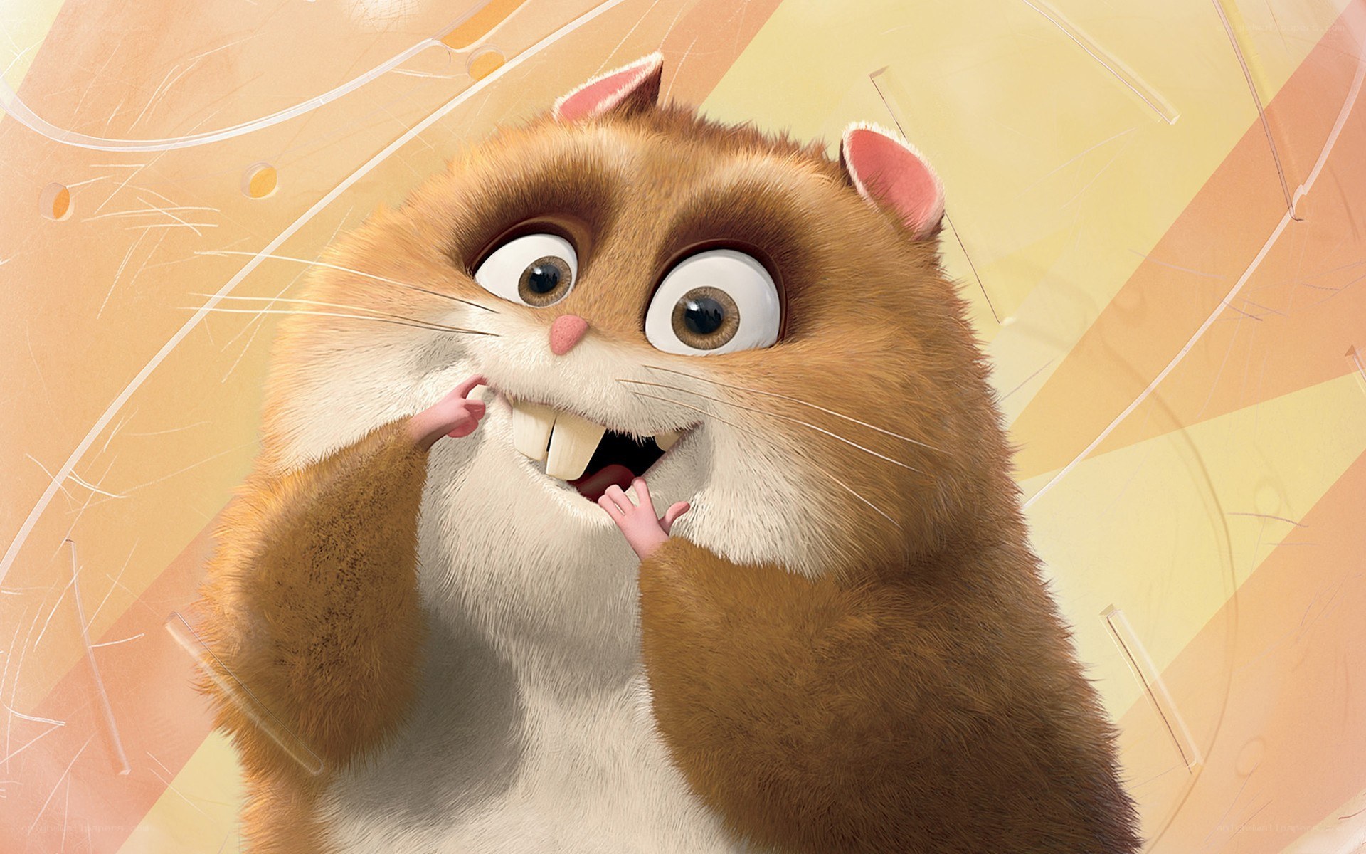 cartoon hamster character