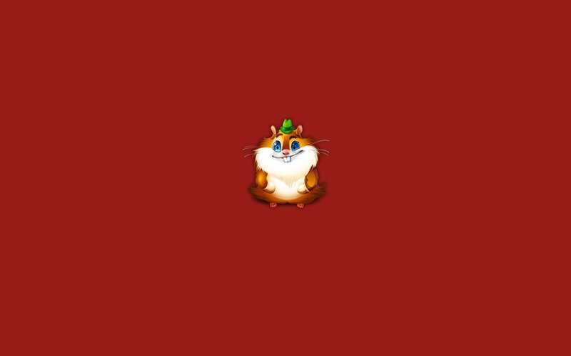 cartoon hamster character