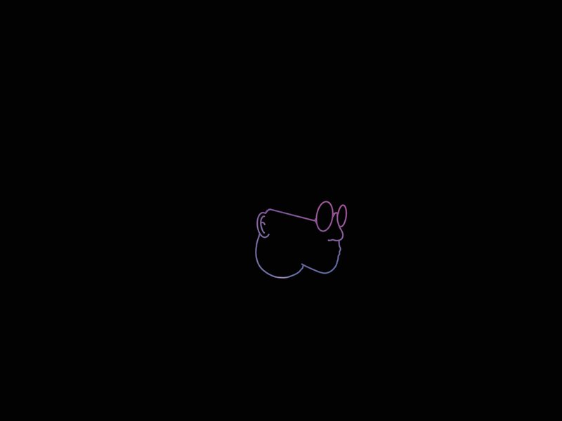 Cartoon Head in Profile