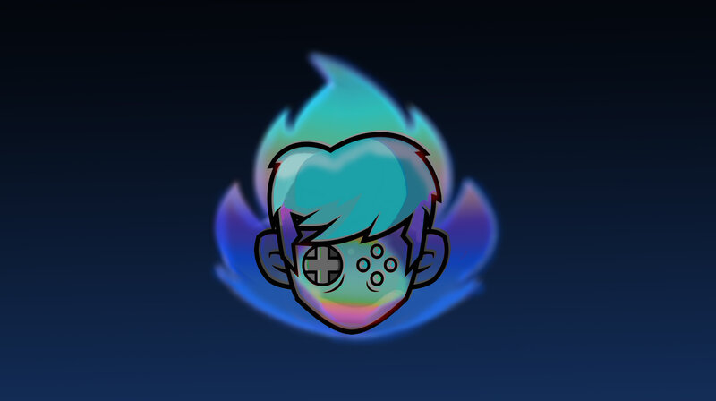Cartoon Head with Controller