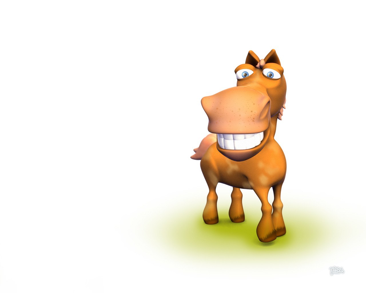 cartoon horse character