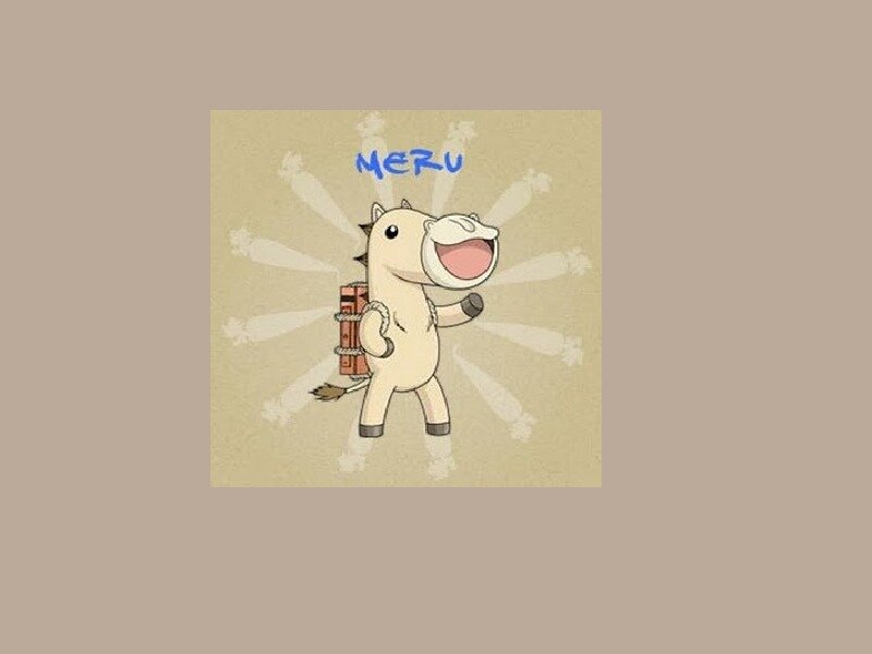 Cartoon Horse Character — Beige