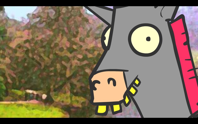 Cartoon Horse Head