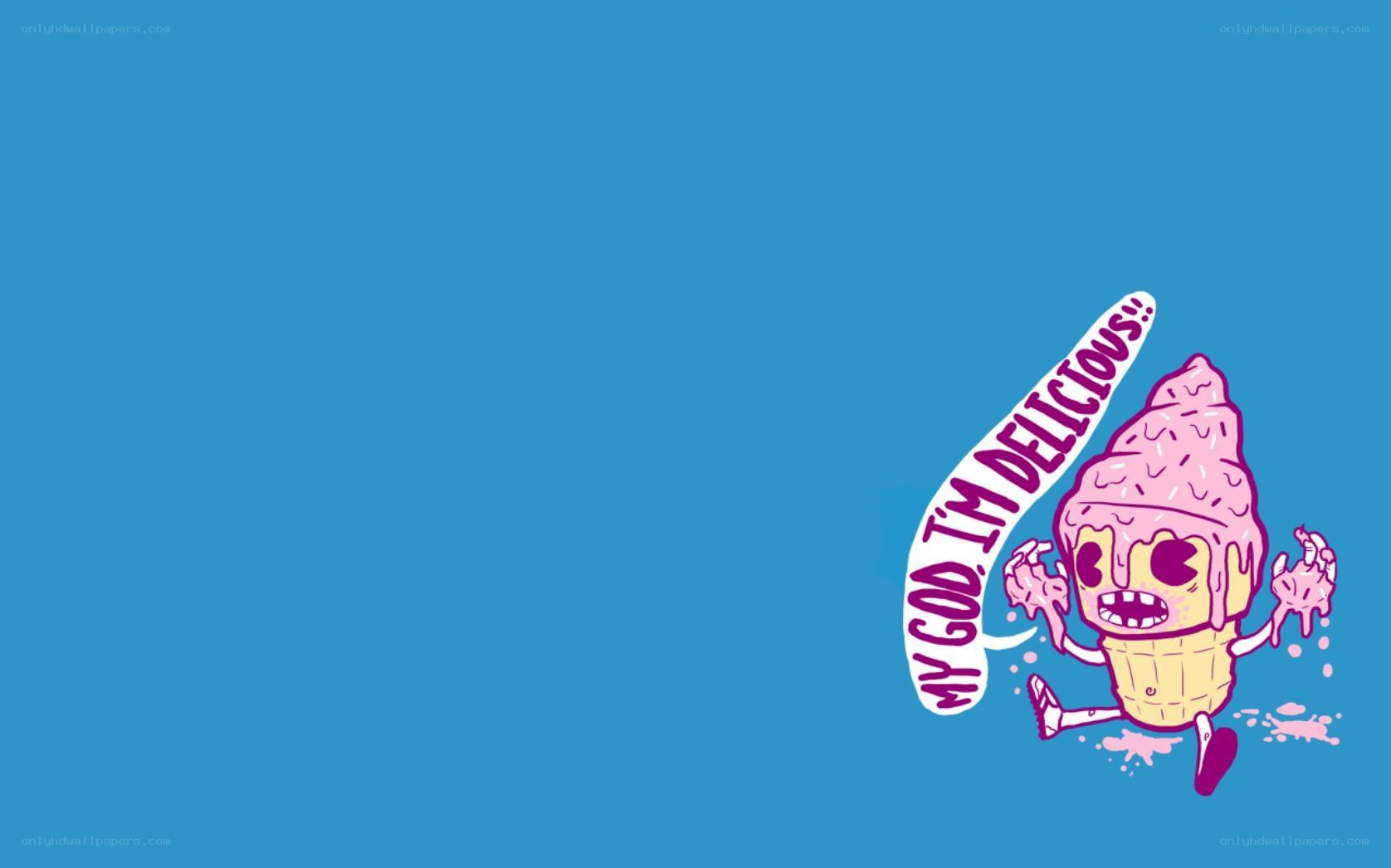 cartoon ice cream character