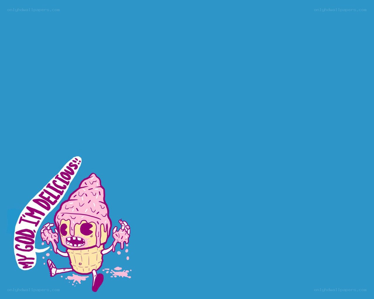 cartoon ice cream character
