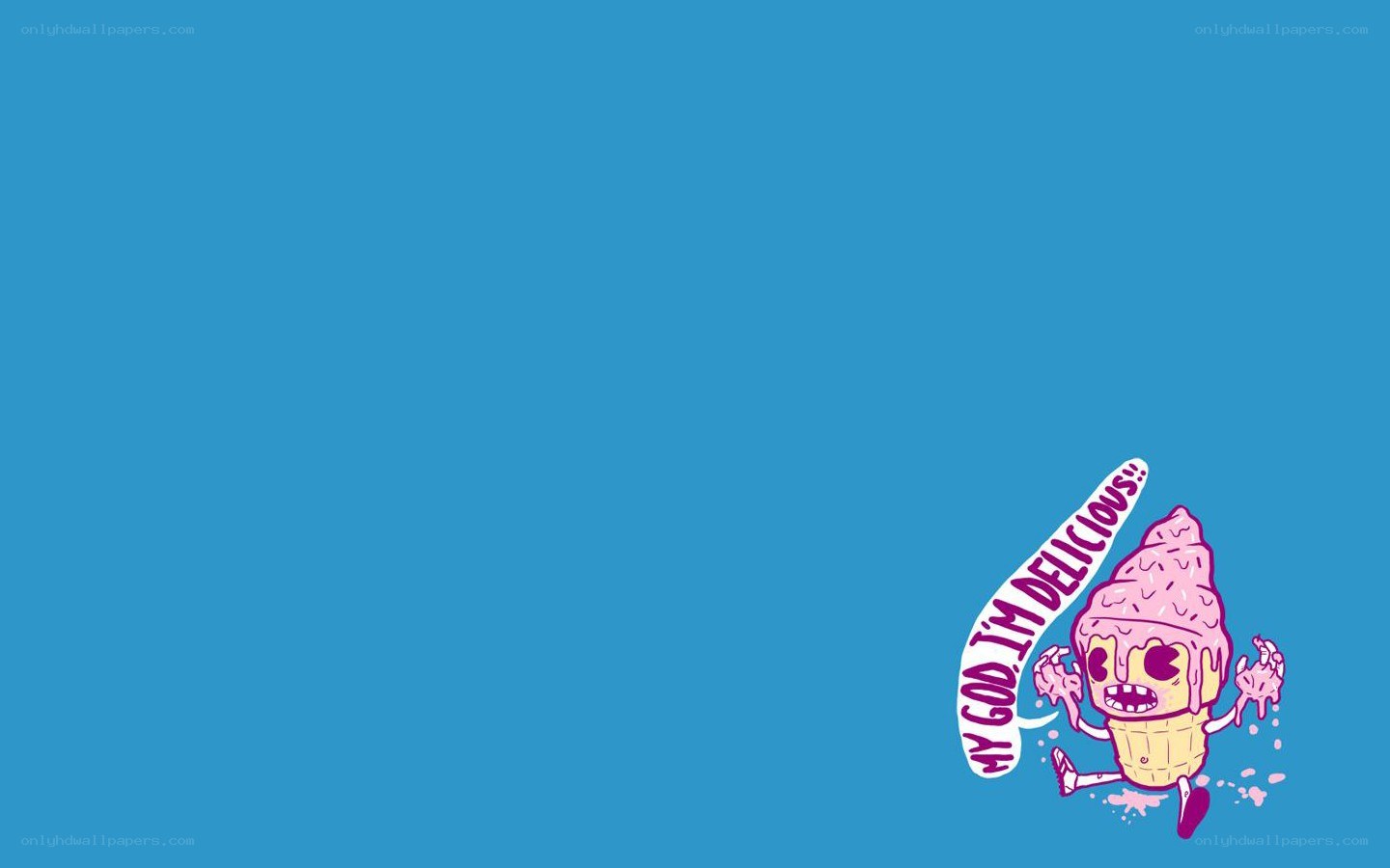 cartoon ice cream character