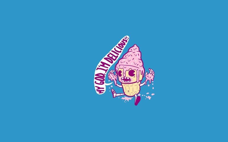 cartoon ice cream character