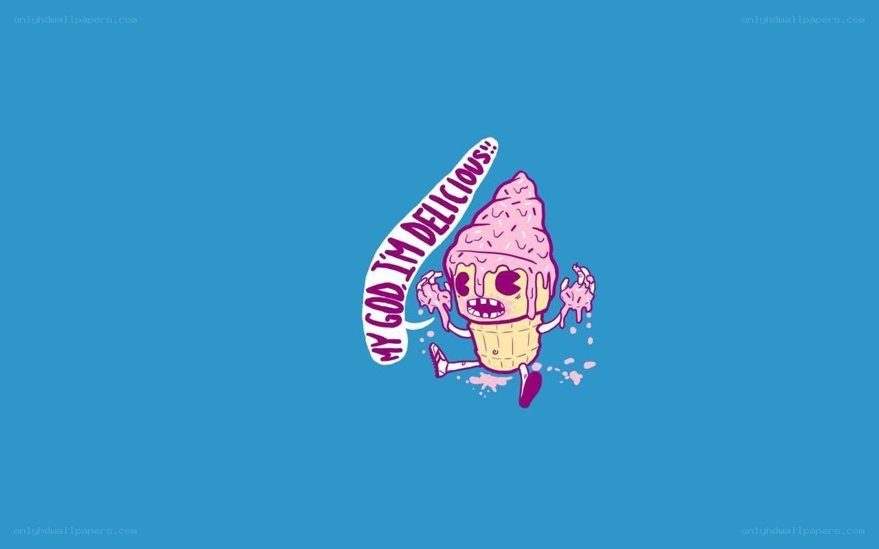 cartoon ice cream character