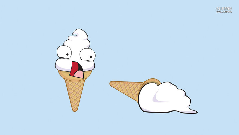 Cartoon Ice Cream Cones