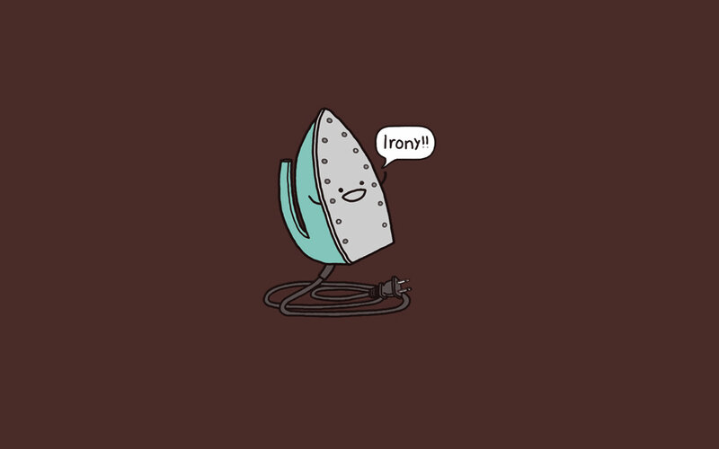cartoon iron character