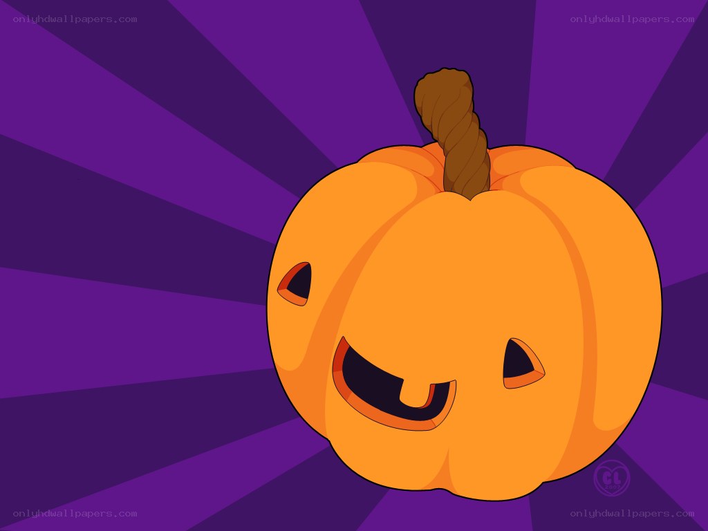 cartoon jack-o-lantern pumpkin