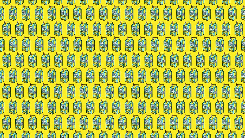 Cartoon Juice Boxes