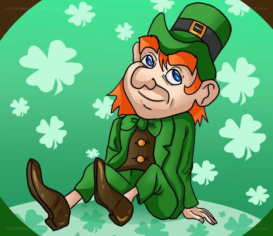 cartoon leprechaun character