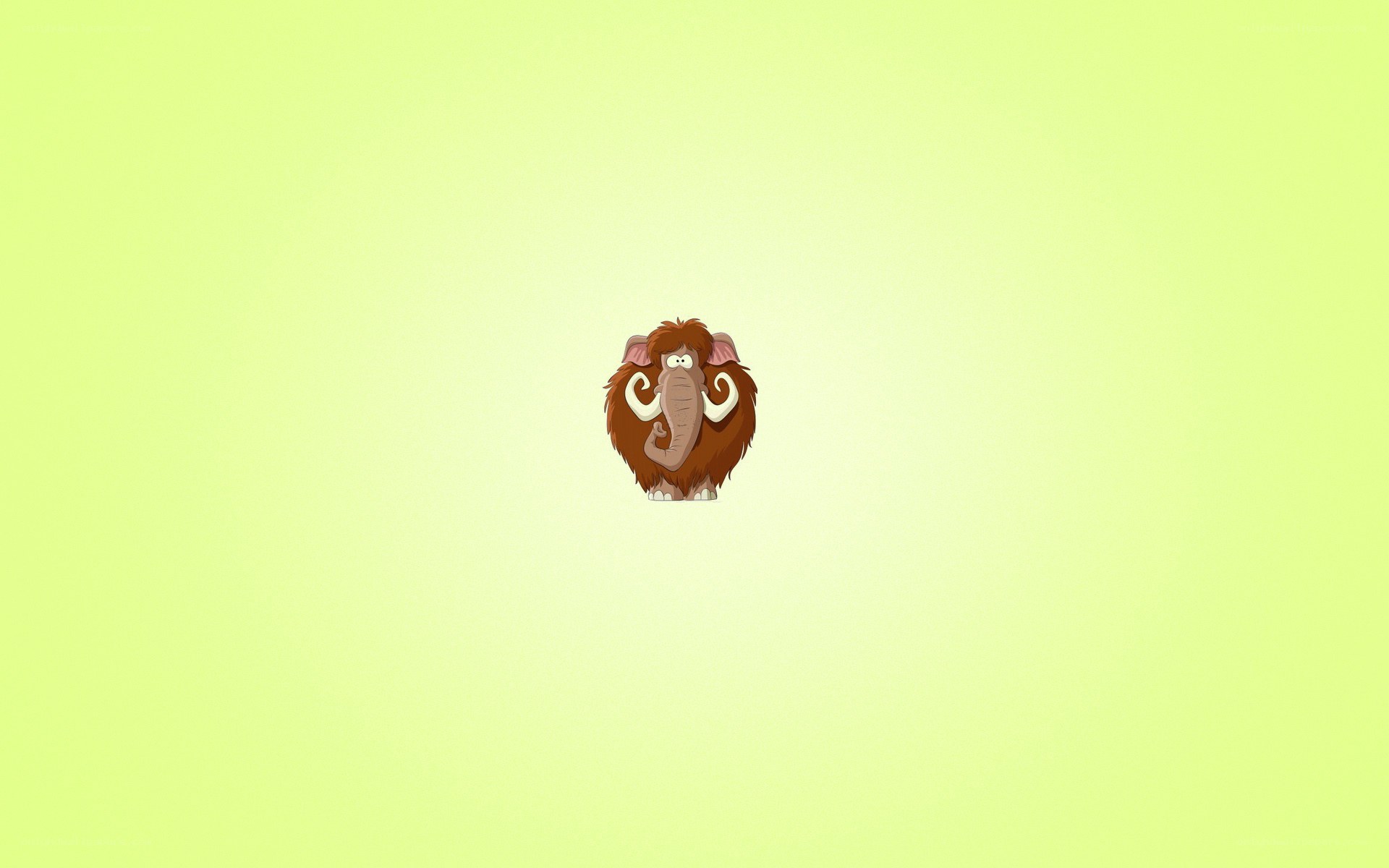 cartoon mammoth character