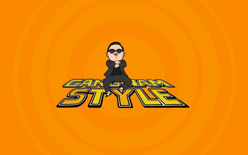 Cartoon Man in Suit — Orange