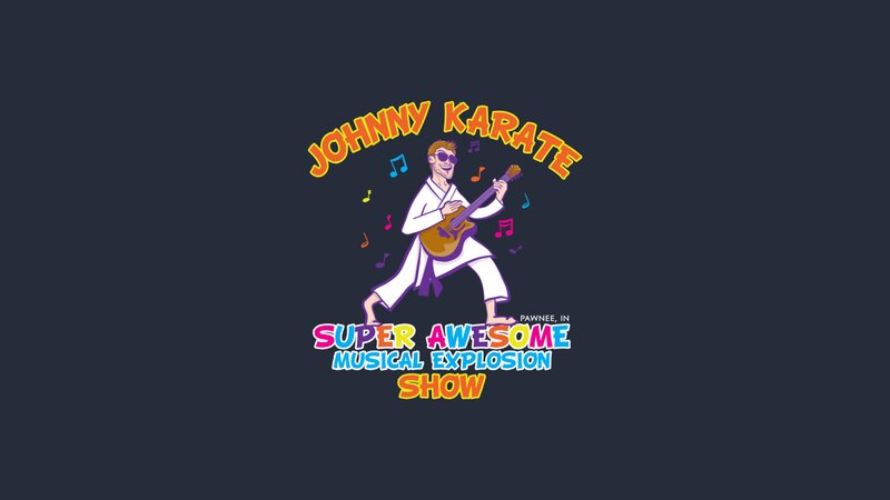 Cartoon Man Playing Guitar