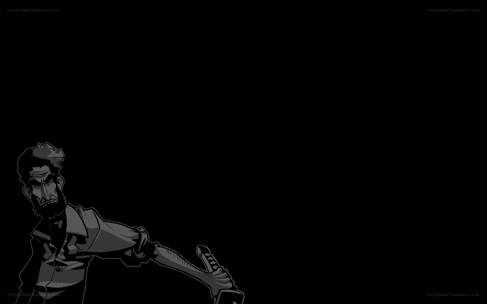 cartoon man with sword