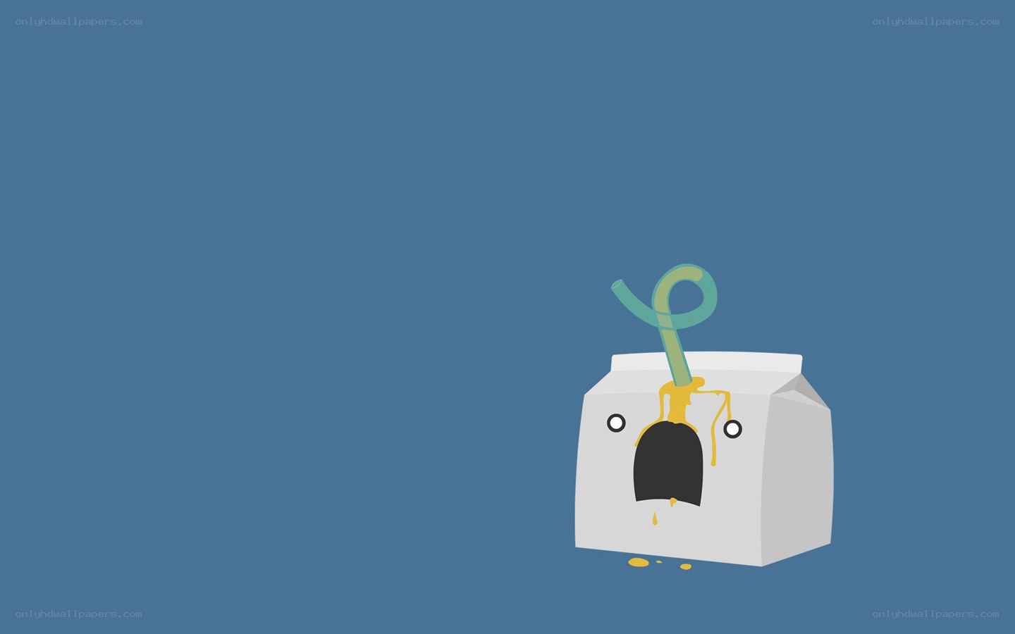 cartoon milk carton character