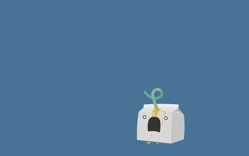 cartoon milk carton character