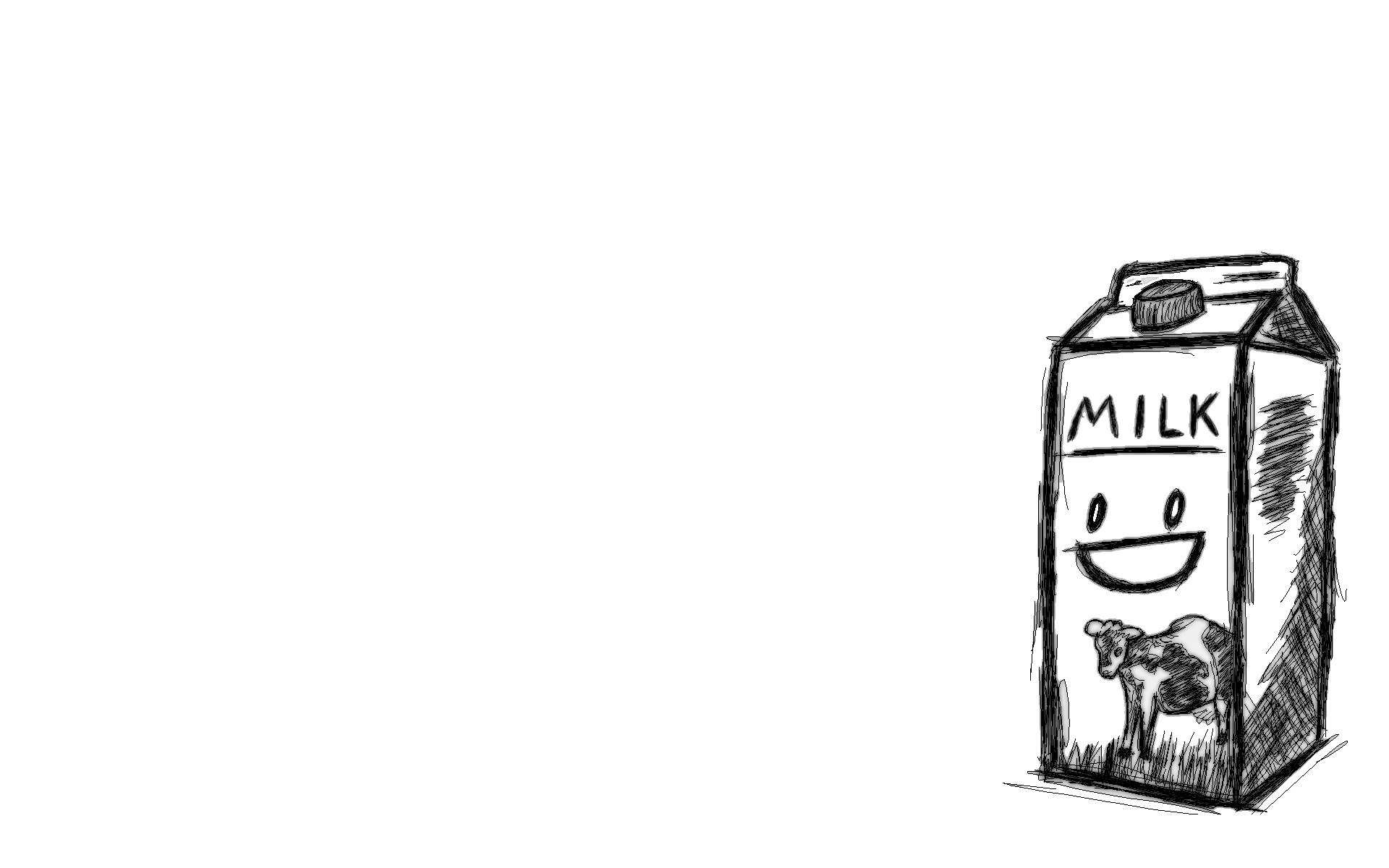 cartoon milk carton