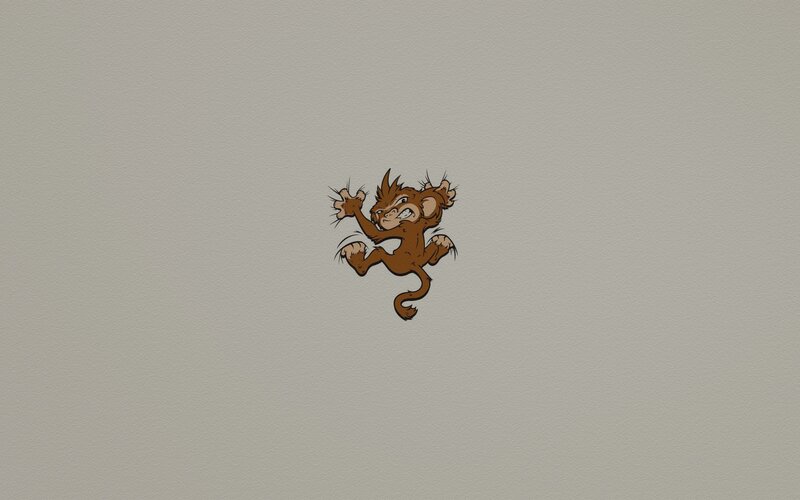 Cartoon Monkey Jumping