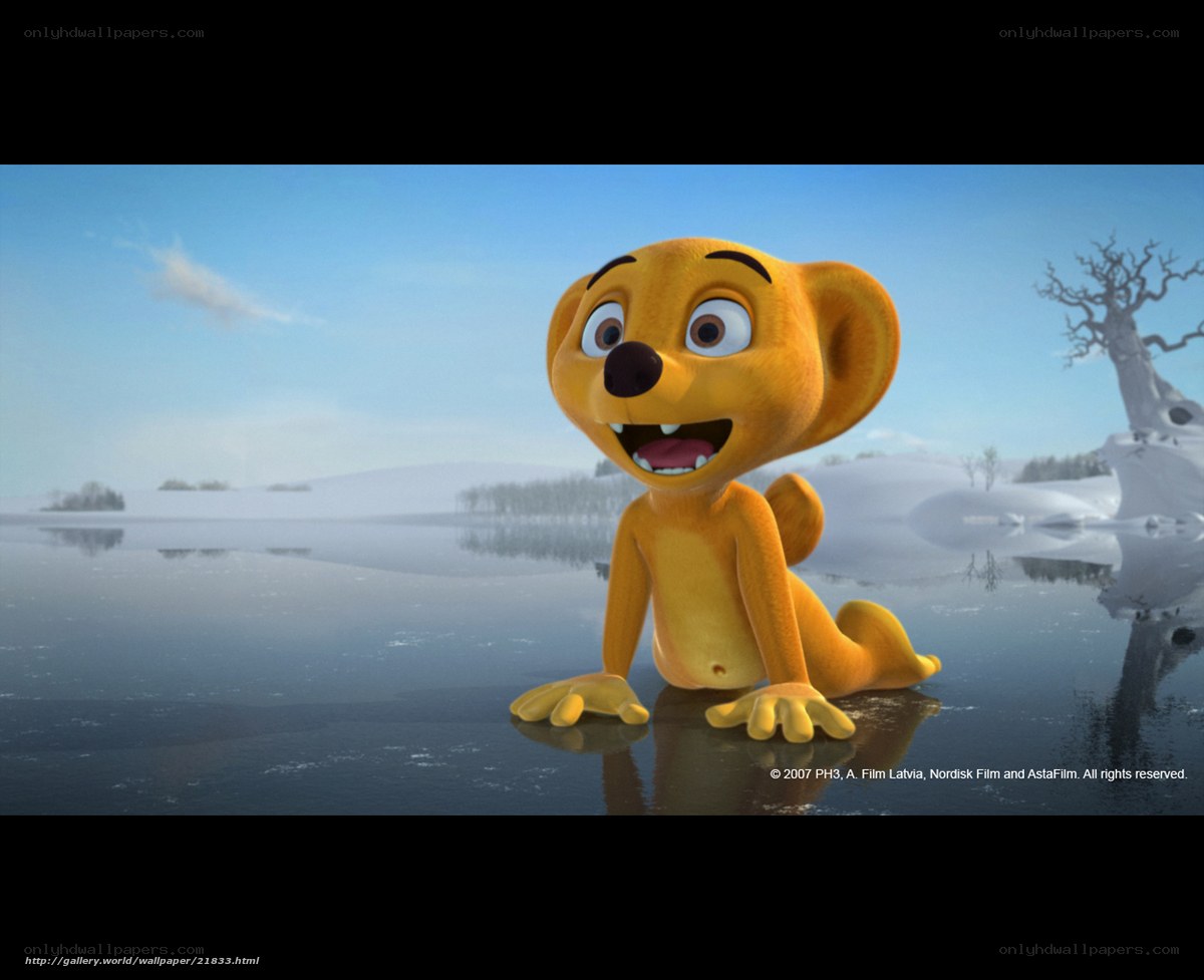 cartoon monkey on ice