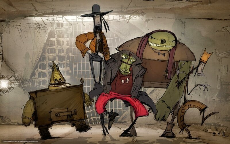 cartoon monster characters