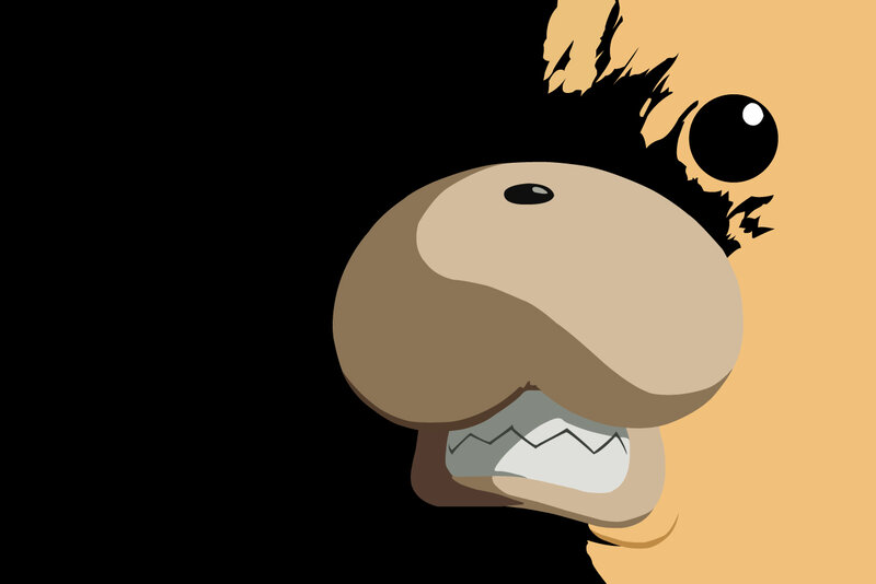 cartoon moose head