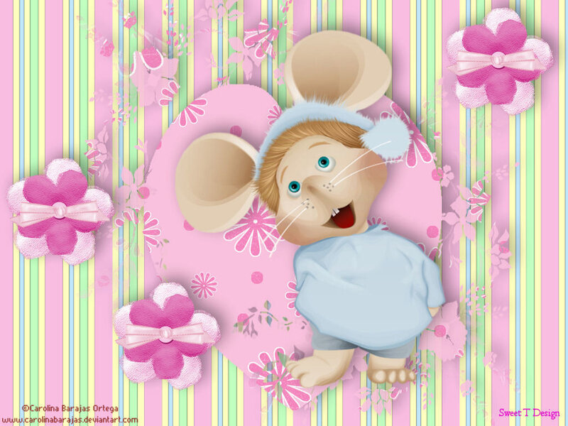 Cartoon Mouse Baby