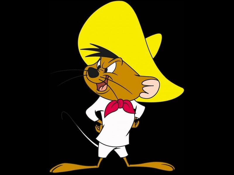 Cartoon Mouse Character — Yellow