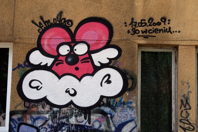 Cartoon Mouse Graffiti