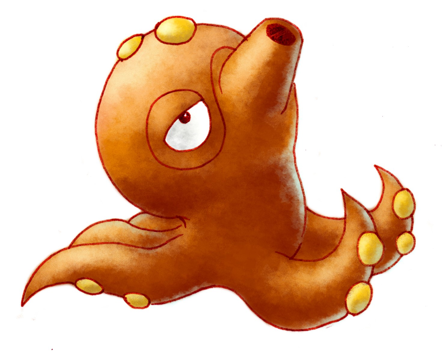 cartoon octopus character
