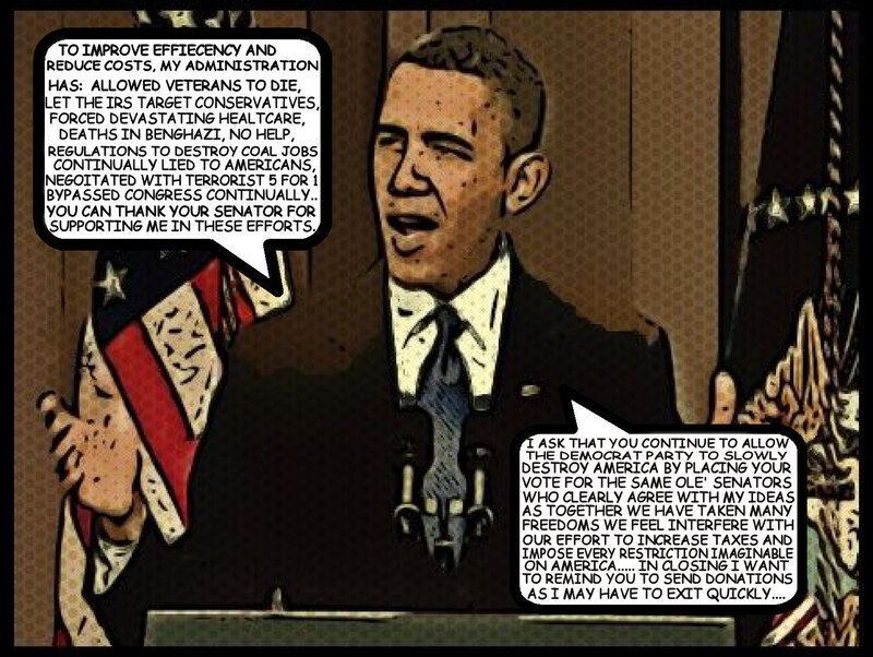 Cartoon of a Man Speaking